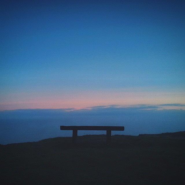 Beautiful Photograph - #solitude ... #bench  #seaside  #cliff by Linandara Linandara