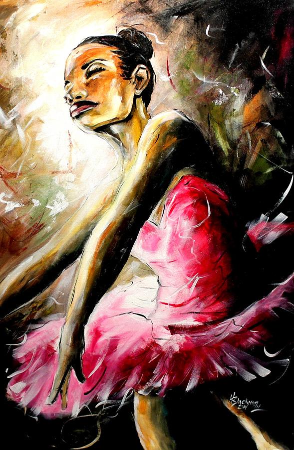 Dancer Painting - Solitude by Henry Blackmon Dancer Painting - Solitude by Henry Blackmon