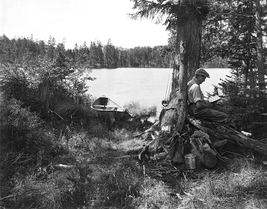 Solitude In The Woods Photograph by Underwood Archives