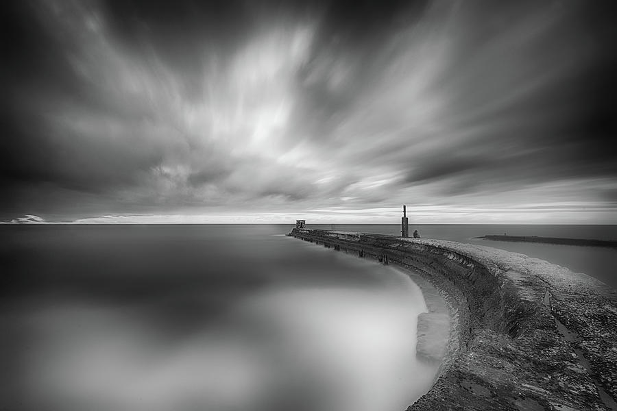 Black And White Photograph - Solitude by Keren Or