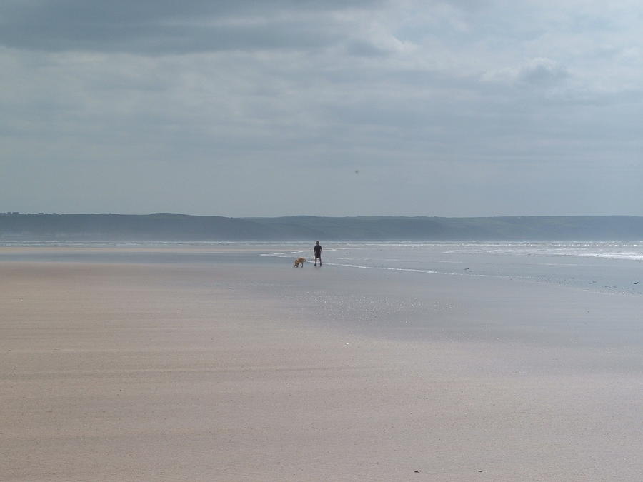 Space Photograph - Beach Solitude by Richard Brookes