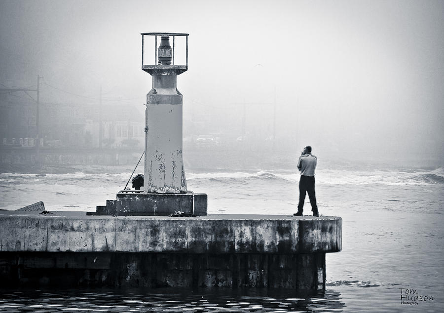 Lighthouse Photograph - Solitude by Tom Hudson