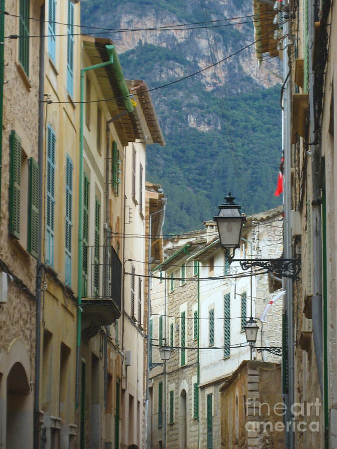 Soller Village Shutters Photograph by Suzanne Oesterling