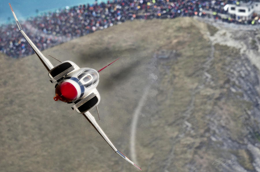 Vintage Digital Art - Thunder Over The Crowd by Peter Chilelli