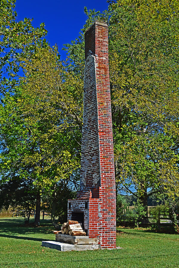 Solo Chimney in Greenwood Photograph by Bill Swartwout
