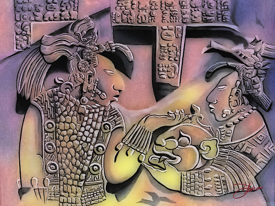 Mayan Digital Art - Solo Maya OY by Dancin Artworks