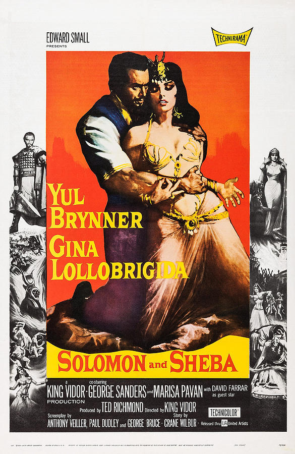 Solomon And Sheba, Us Poster, Yul Photograph By Everett - Fine Art America