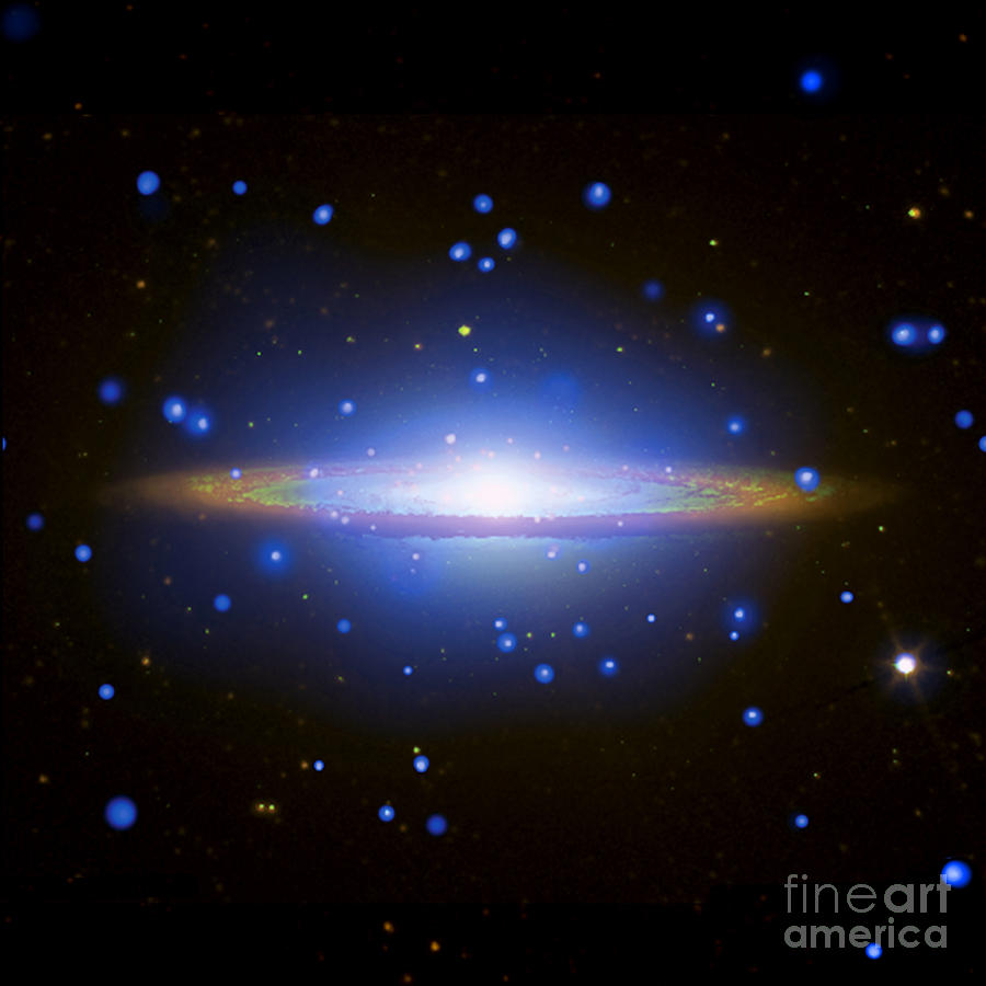 Chandra Photograph - Sombrero Galaxy by Nasa