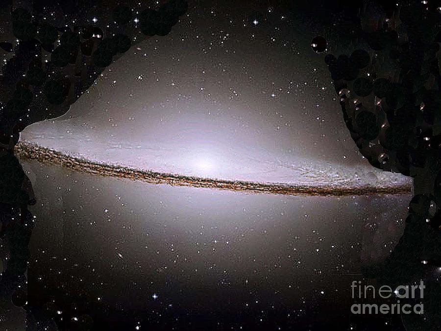 Sombrero Nebula from NASA Photograph by Merton Allen