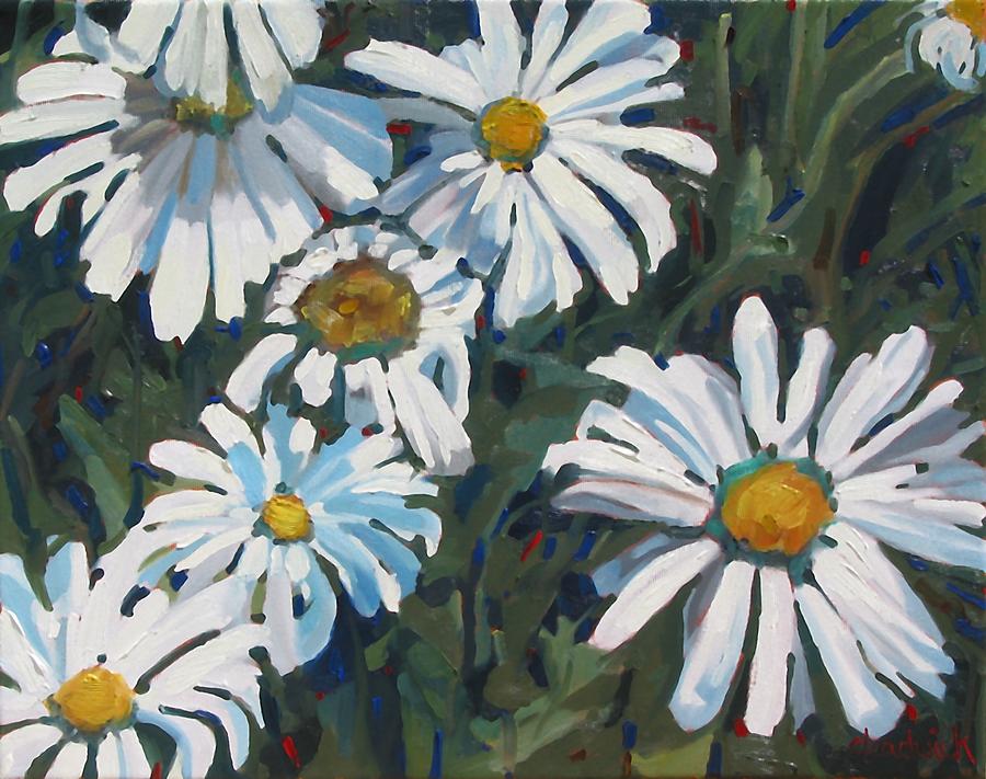 Some Are Daisies Painting by Phil Chadwick