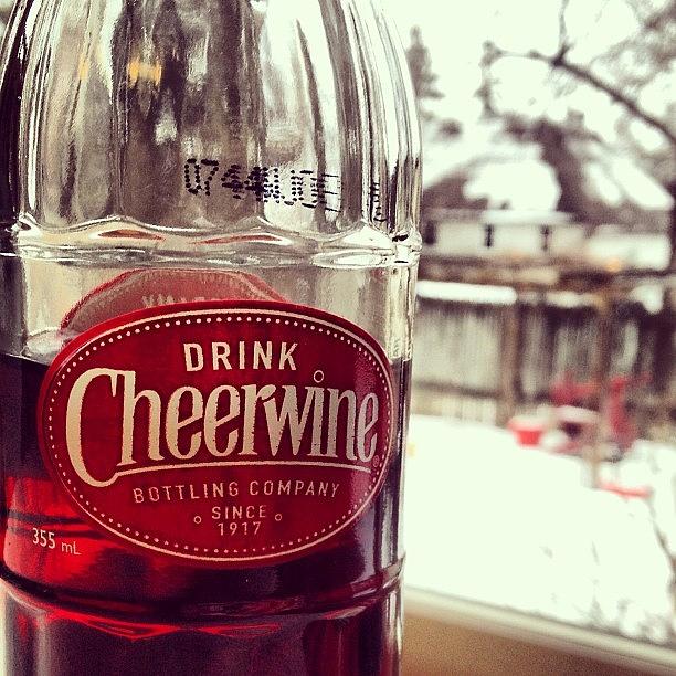 Some Cheerwine For A Snowy April Day Photograph by Zeke Rice