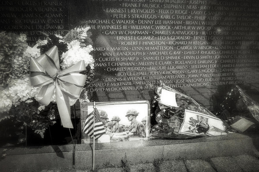 Vietnam Veterans Memorial Photograph - Some Gave All by Sennie Pierson