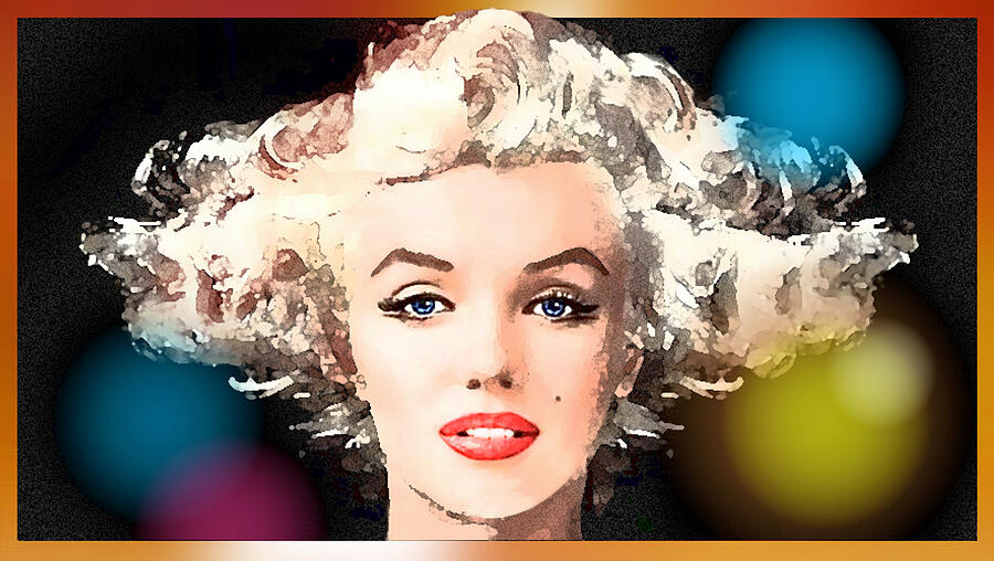 Marilyn - Some Like It Hot Painting by Hartmut Jager