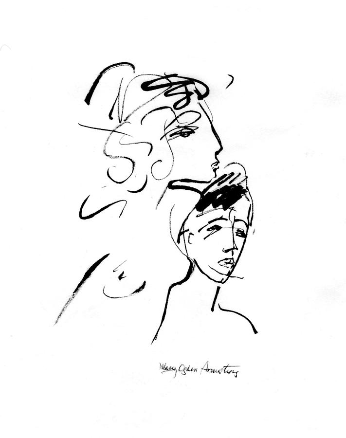 Some pair Drawing by Mary Armstrong
