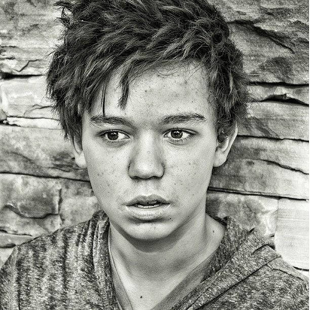 Portrait Photograph - Some Random Street Kid #bw #portrait by DLDPhotography  