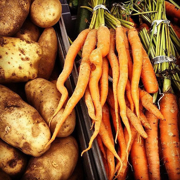 Summer Photograph - Some Root Veggies. #boston #haymarket by J Amadei
