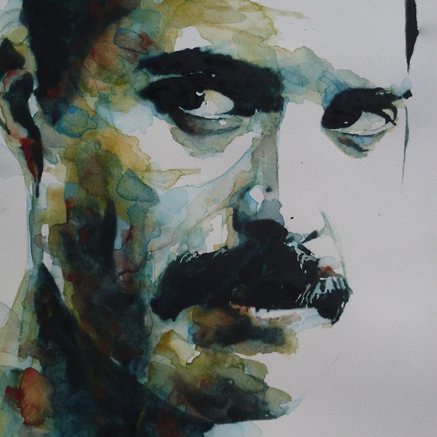 Queen Painting - Freddie Mercury by Paul Lovering