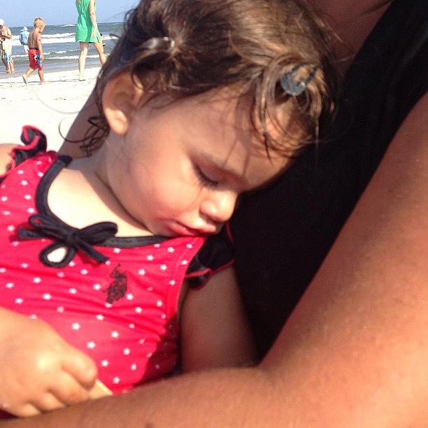 Beach Photograph - Someone Had Too Much Fun At The Beach by Kate OMalley