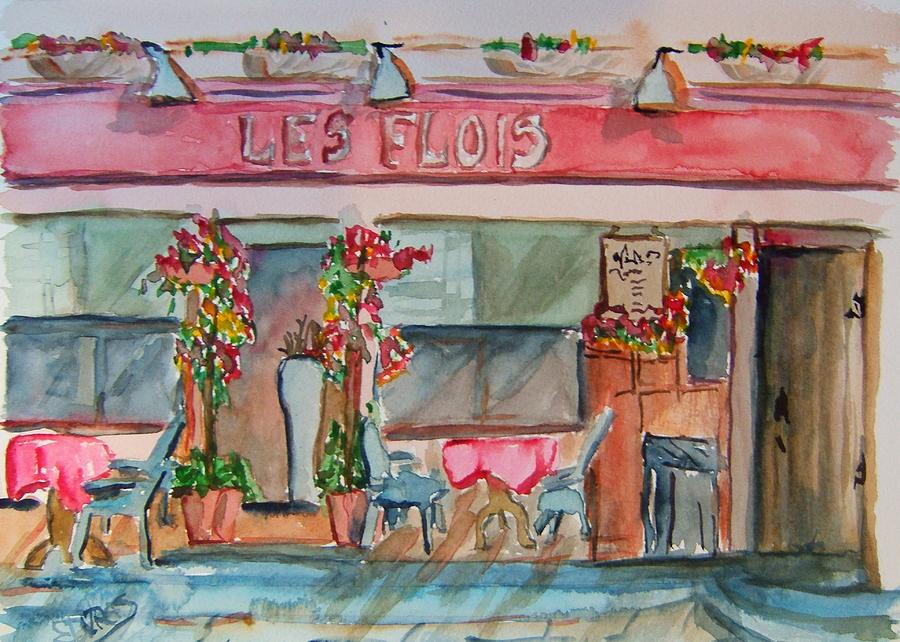 Someplace French Painting by Elaine Duras