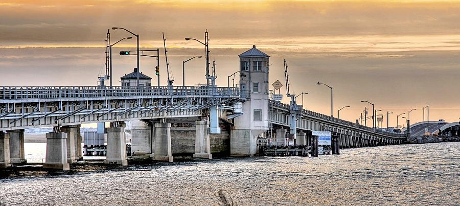 Somers Point Bridge Photograph by John Loreaux