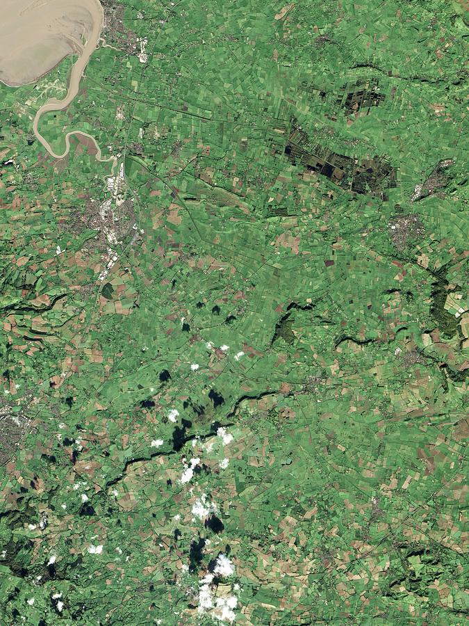 River Photograph - Somerset Levels by Nasa