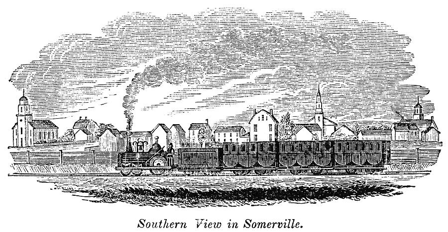 Somerville, 1844 Painting by Granger