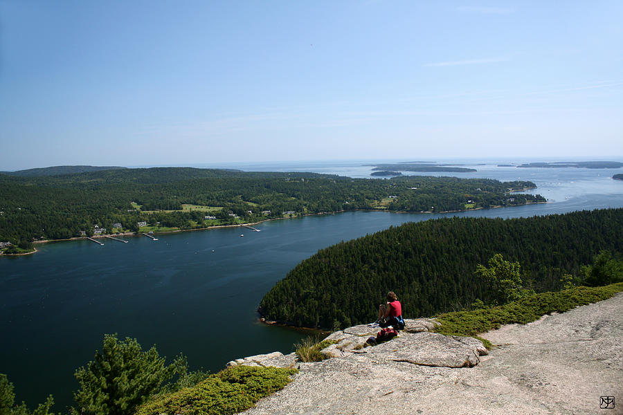 Somes Sound from St Sauveur Photograph by John Meader