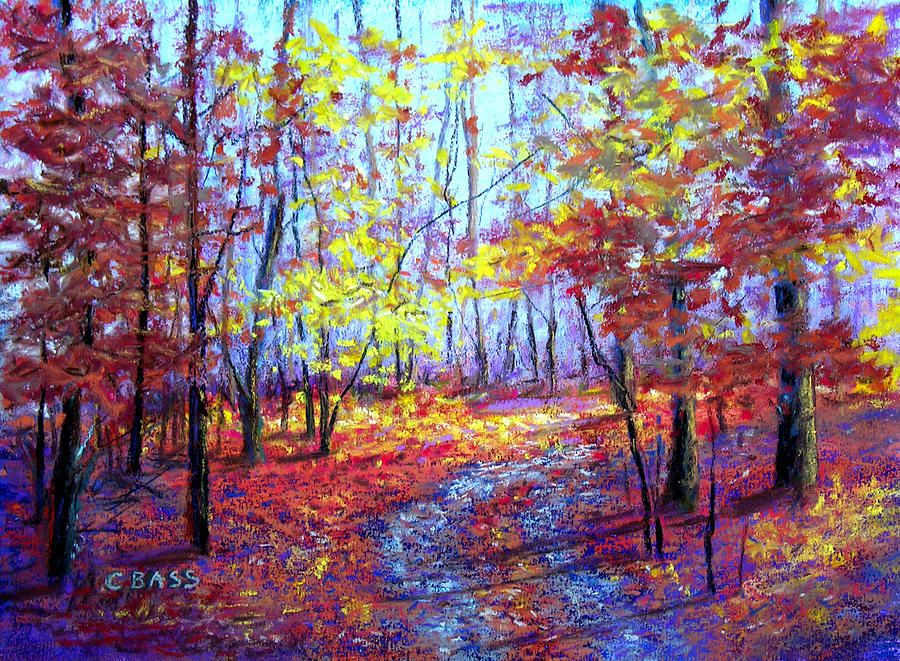 Something About Fall Painting by Christine Bass - Fine Art America