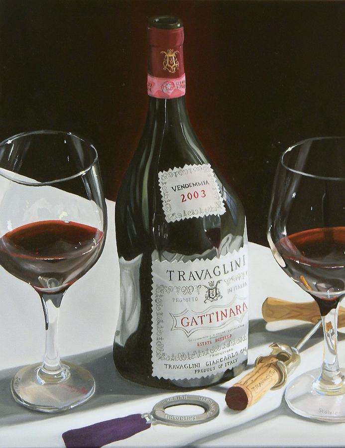 Wine Painting - Something Special by Brien Cole