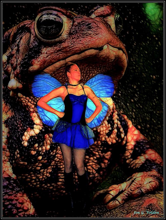 Sometime A Toad Is Just A Toad Painting by Jon Volden