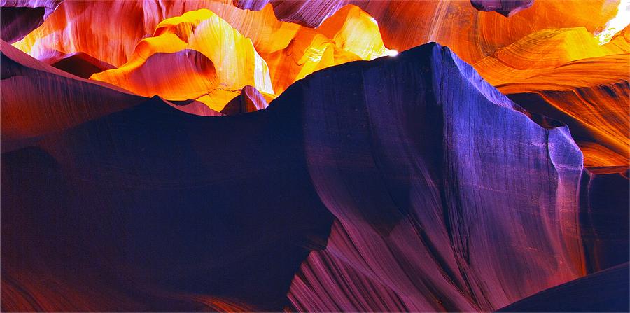 Somewhere in America Series - Antelope Canyon Photograph by Lilia S
