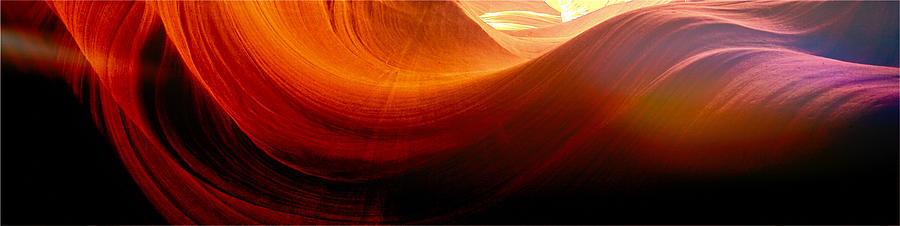 Somewhere in America series - Red Waves in Antelope Canyon Photograph by Lilia S