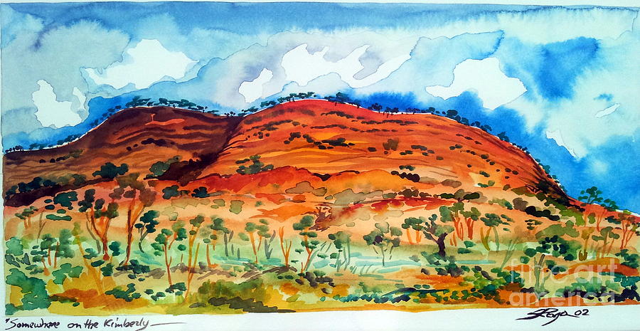 Somewhere in The Kimberley Australia Painting by Roberto Gagliardi