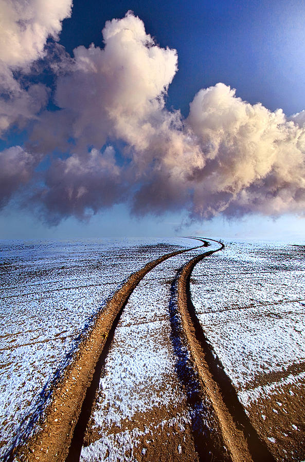 Winter Photograph - Somewhere Over The Horizon by Phil Koch