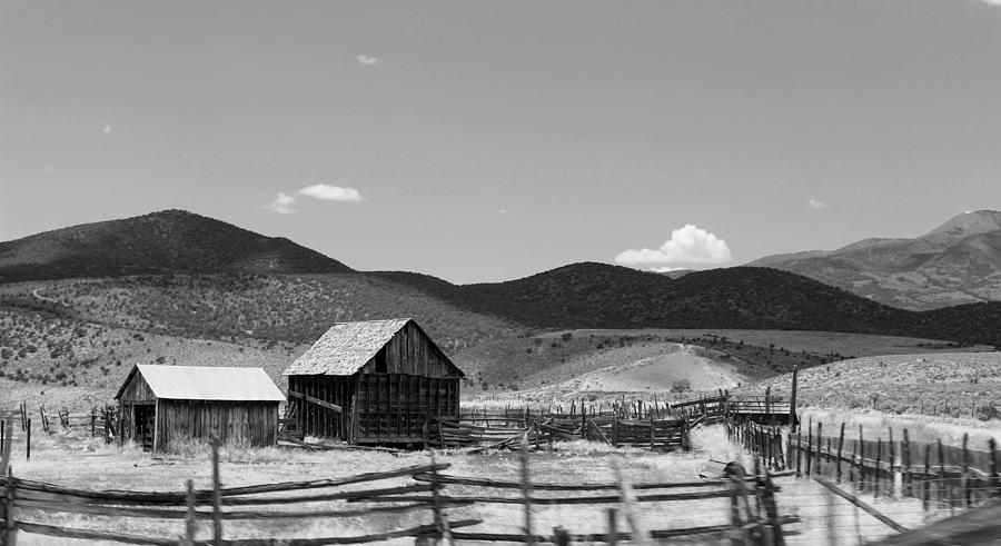 Somewhere Utah bw Photograph by Elizabeth Sullivan