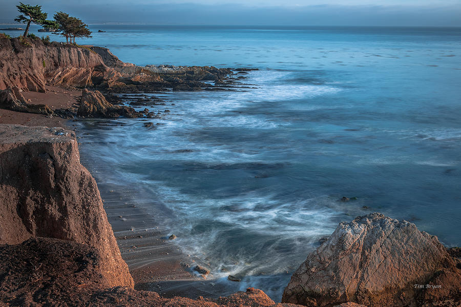 Central Coast Photograph - Song at the End of Day--- Shell Beach by Tim Bryan