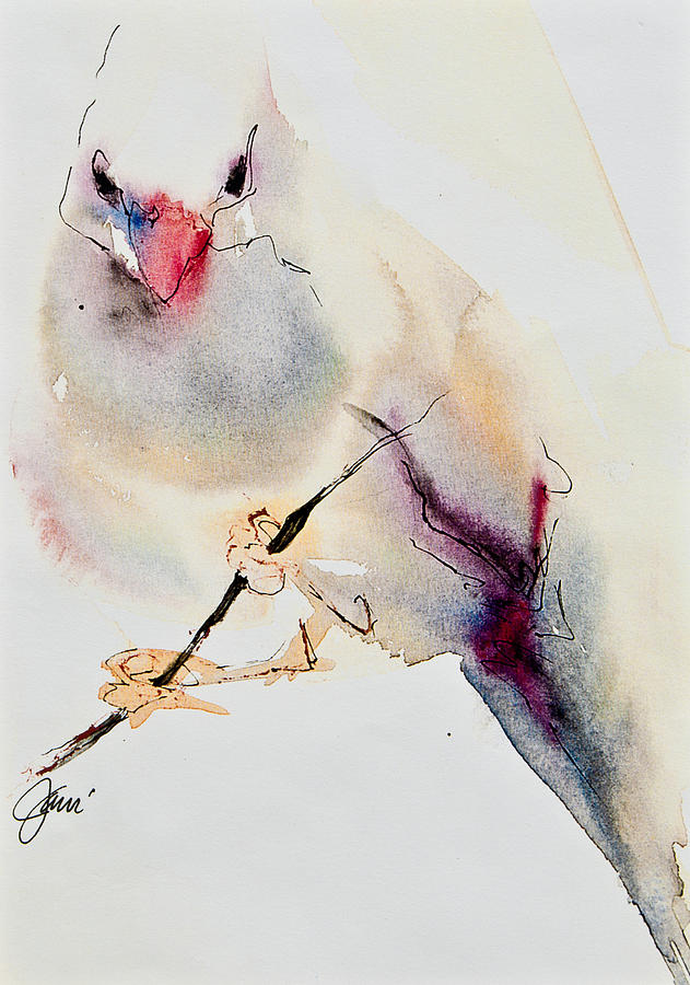 Song Bird Painting by Jani Freimann