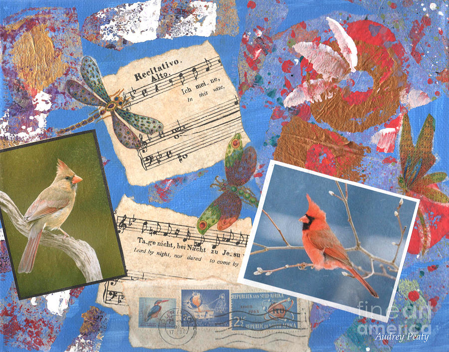 Song Birds Painting by Audrey Peaty