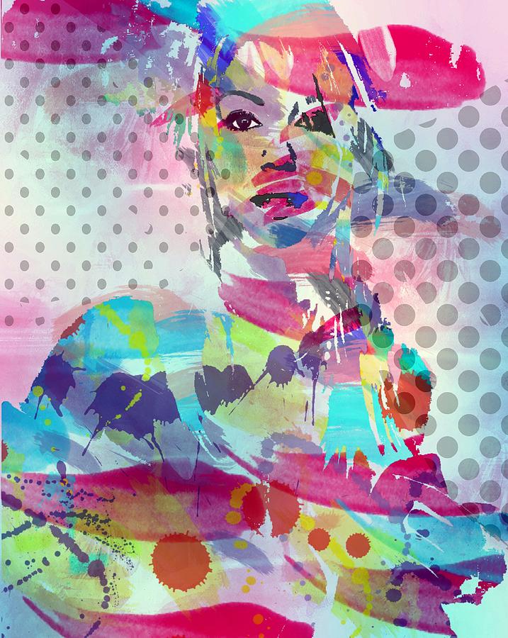 Mariah Carey Digital Art - Mariah Carey by Bogdan Floridana Oana