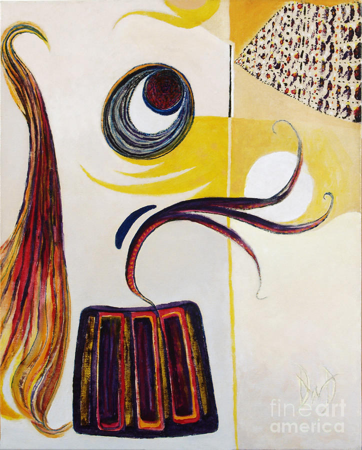 Abstract Expressionism Painting - Song In My Heart by David Douthat Abstract Expressionism Painting - Song In My Heart by David Douthat