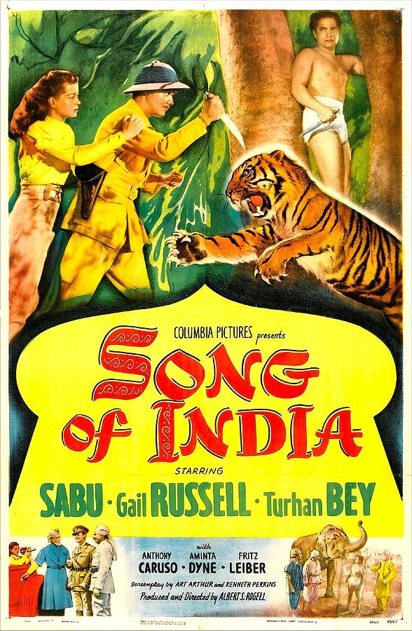 Song Of India, Us Poster, Top From Left Photograph by Everett