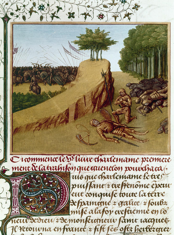 Song Of Roland, 778 Painting by Granger