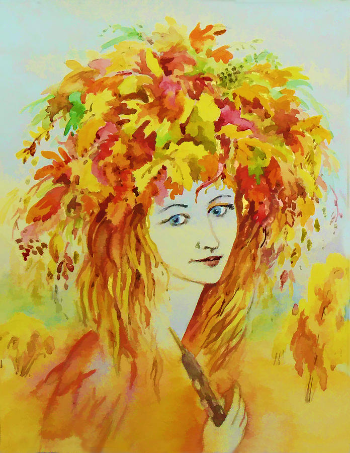 Song of the autumn Painting by Svetlana Nassyrov
