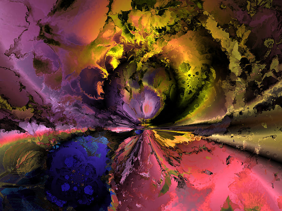 Abstract Digital Art - Song of the cosmos by Claude McCoy