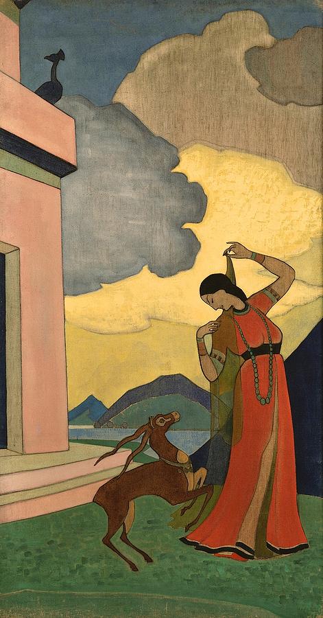 Nicholas Roerich Painting - Song of the Morning by Nicholas Roerich