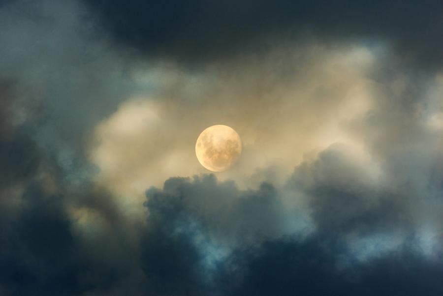 Moon Photograph - Song To The Moon by Georgiana Romanovna
