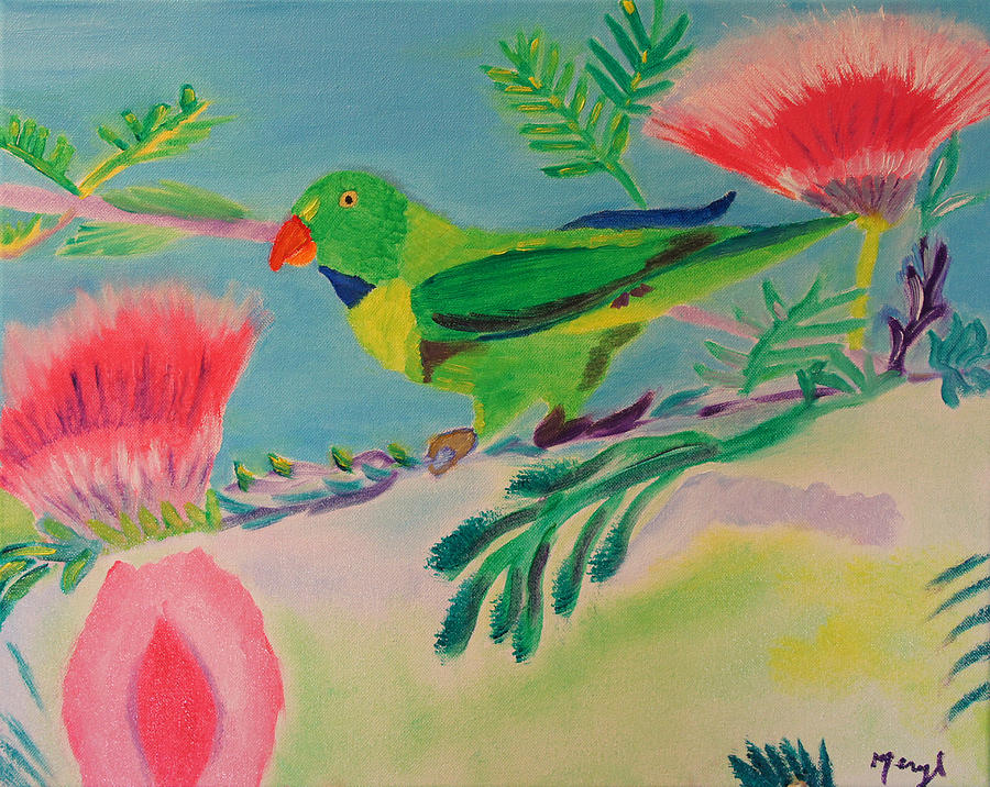 Songbird Painting by Meryl Goudey