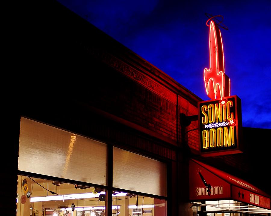 Sonic Boom Records Photograph by Benjamin Yeager