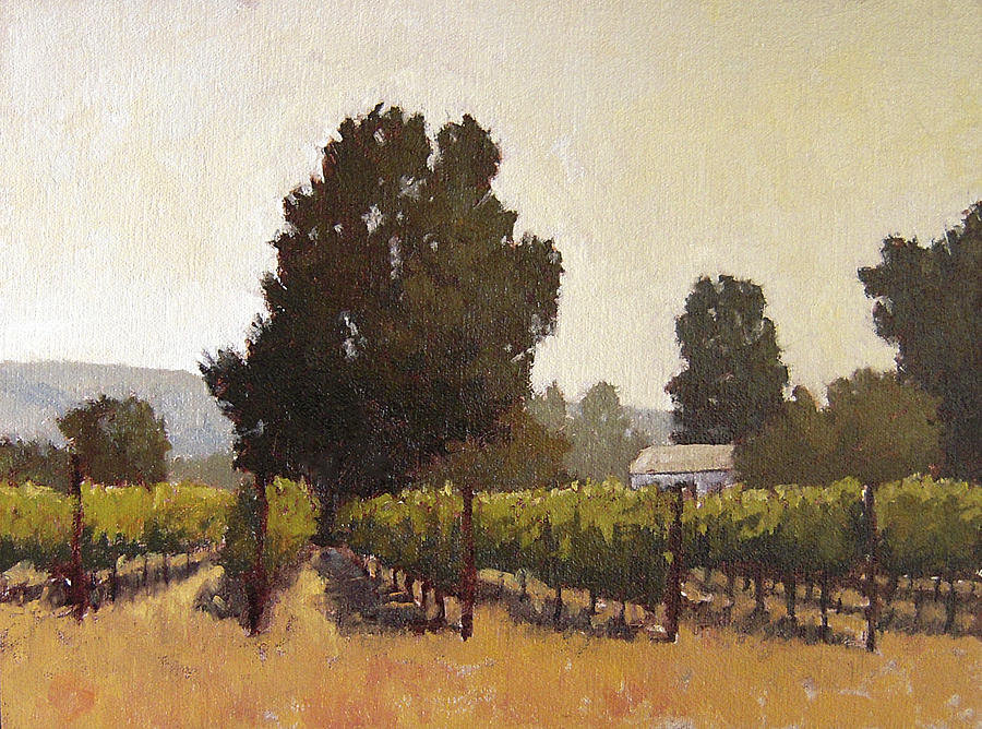 Sonoma Vineyard Painting by Robert Frank - Pixels