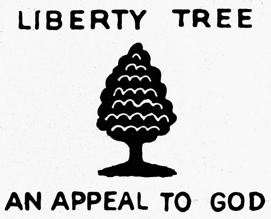 Libery. Liberty Tree. Liberty Tree an appeal to God Flag.